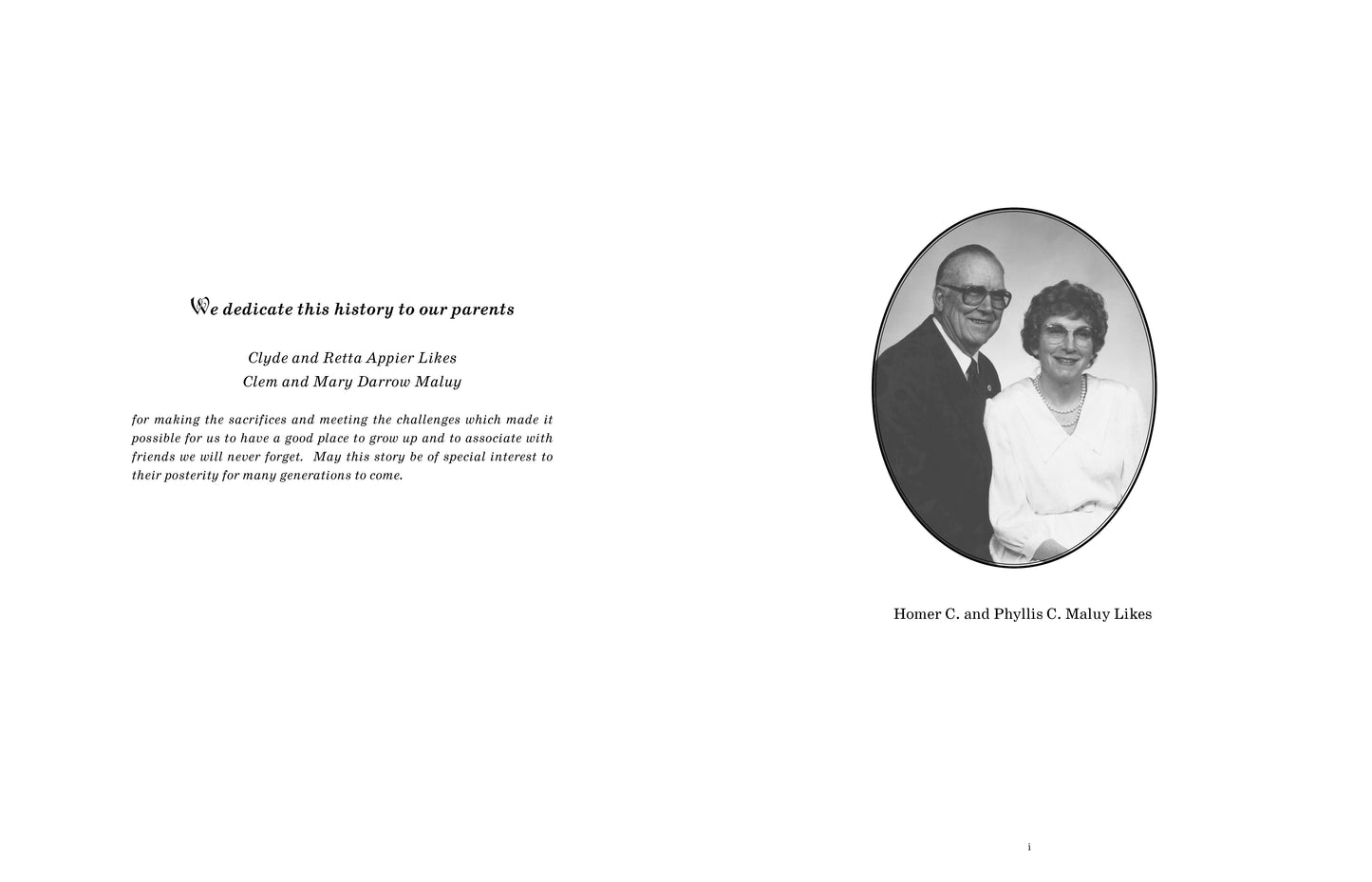Black and white portrait of a couple with text on a white background