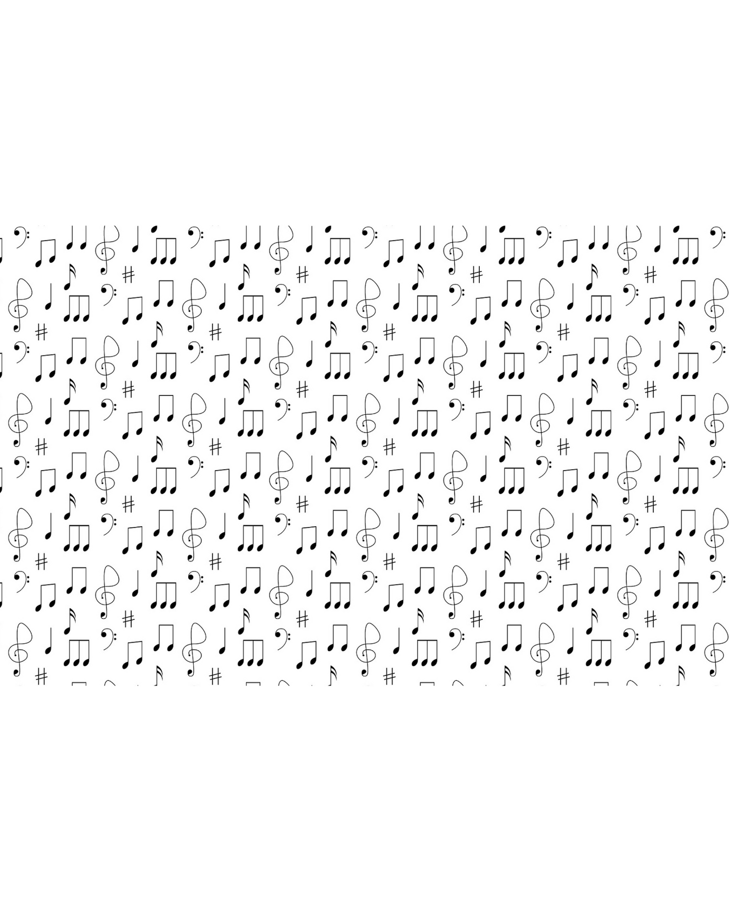 A page of music notes