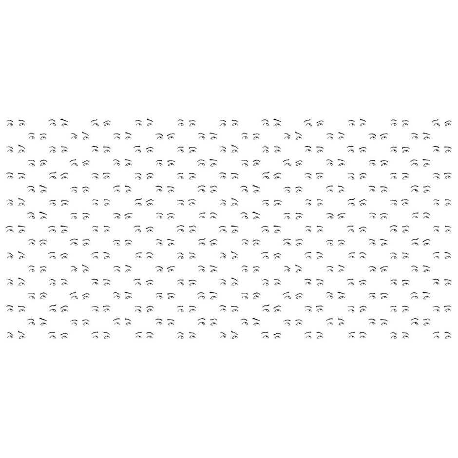Page of eyes with different eyebrows