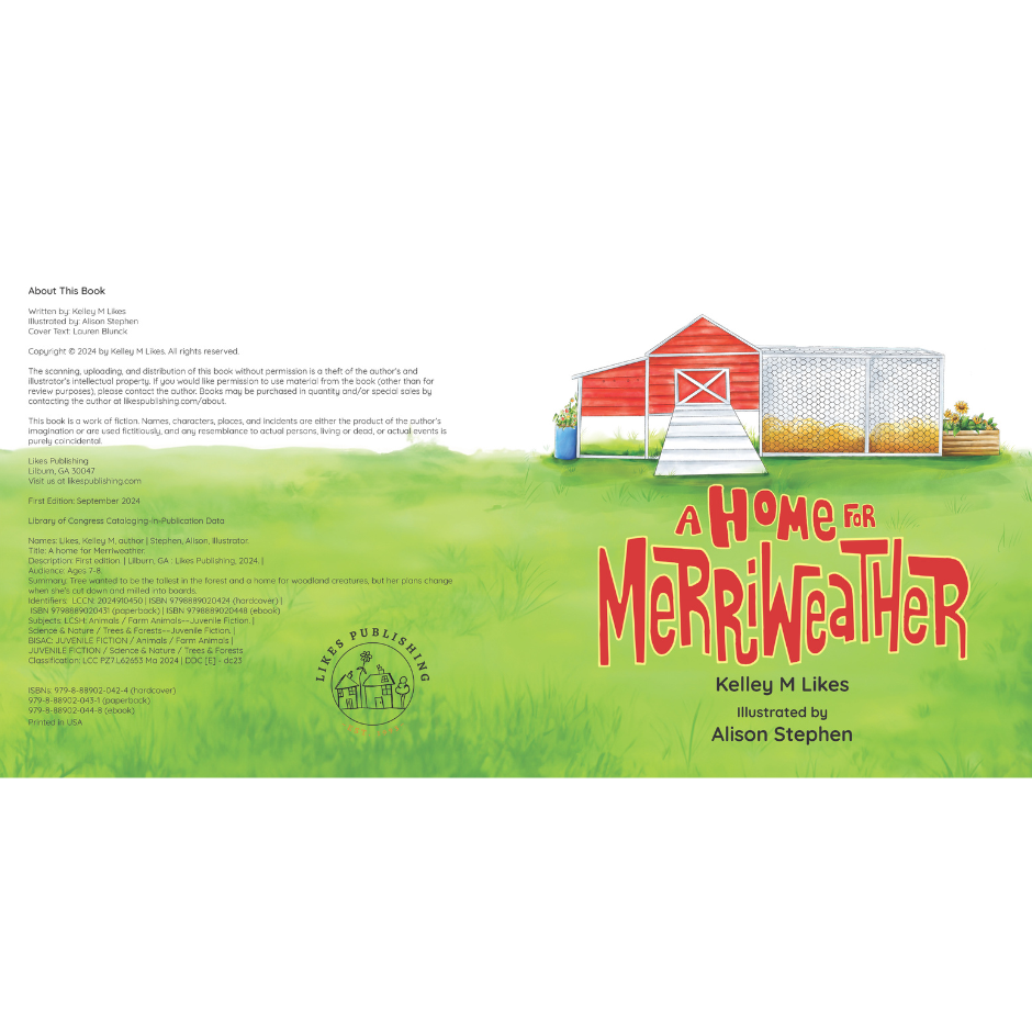 Title page with barn like chicken coop