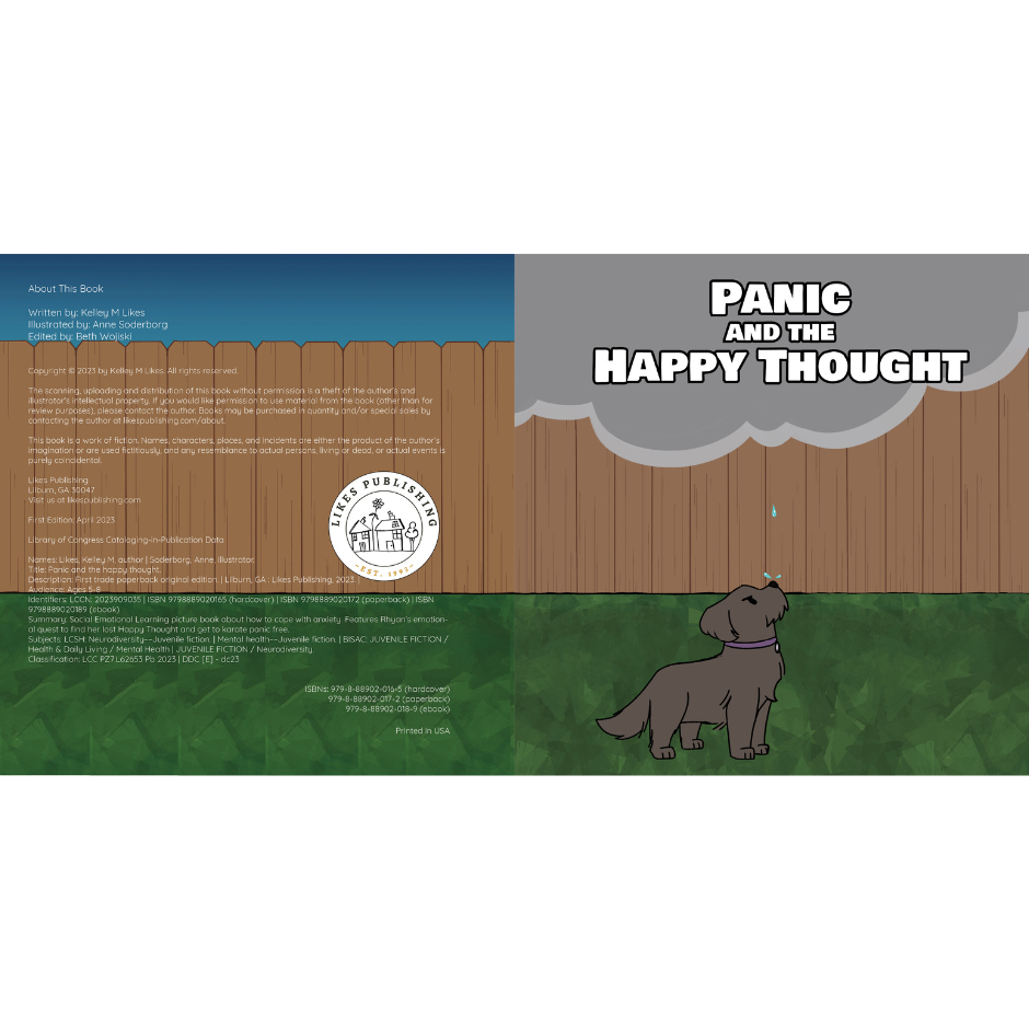 A fence and a rain drop hitting a small brown dog's nose