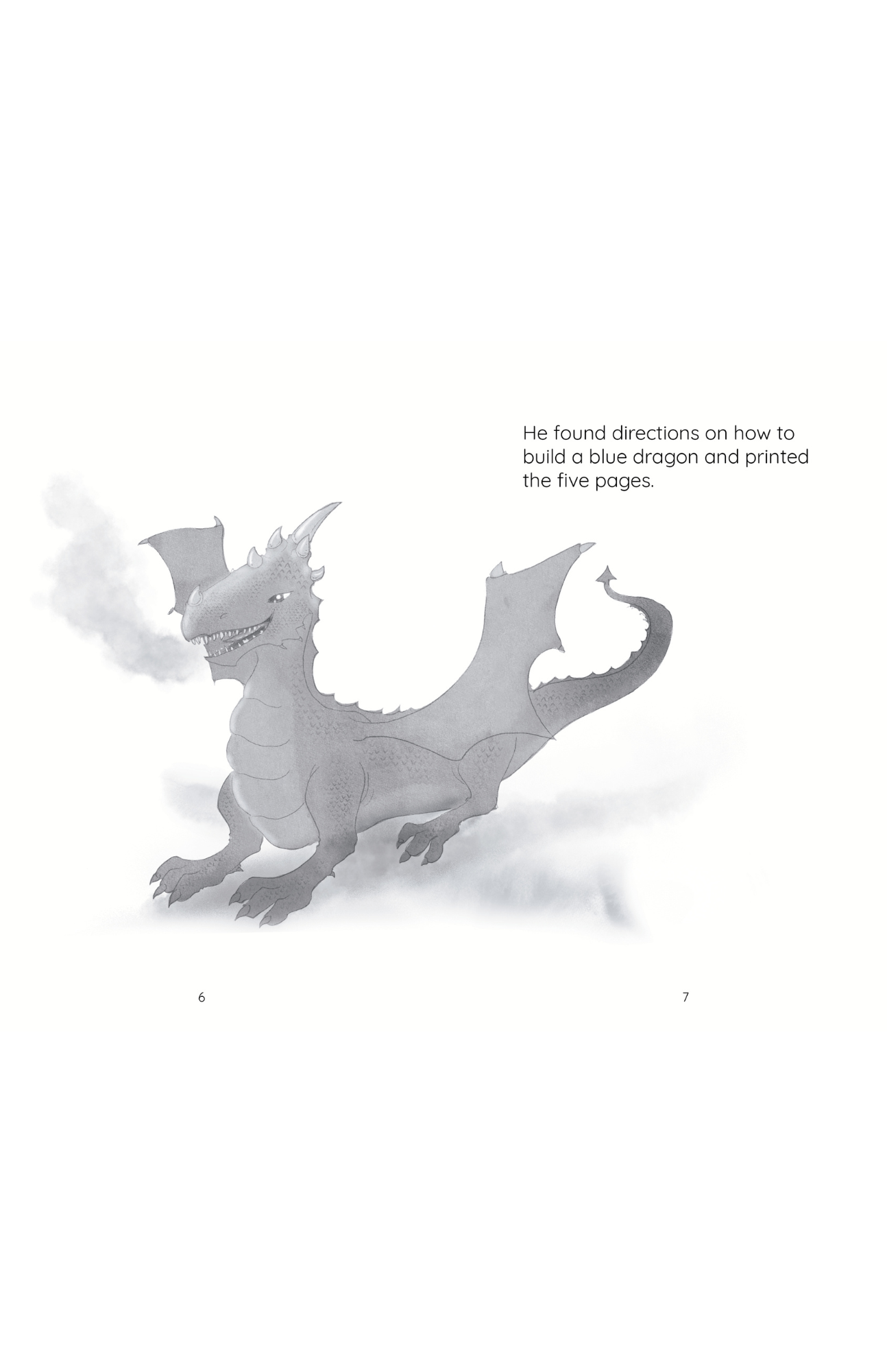 Fire breathing dragon